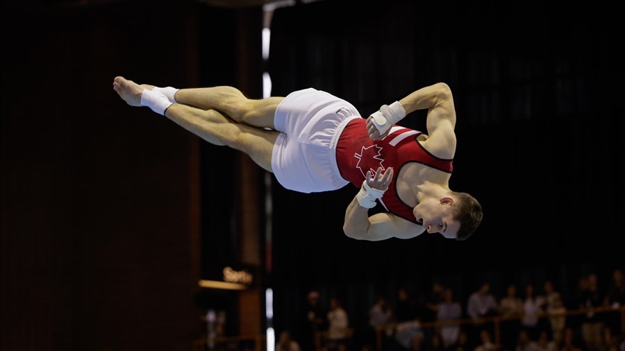 Une bourse de 4 000 $ pour le gymnaste Léandre Sauvé