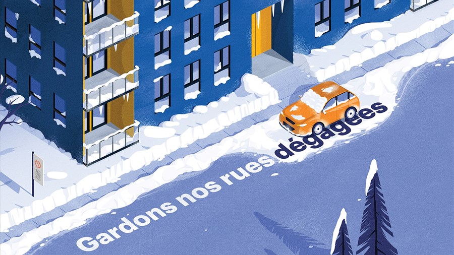 Nouvelle manière de communiquer les opérations déneigement à Laval