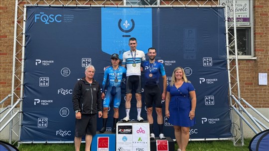 Deux Lavallois grimpent sur le podium aux Championnats québécois sur route